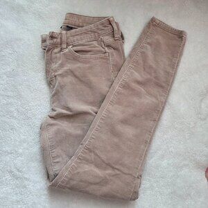 Corduroy skinny jeans